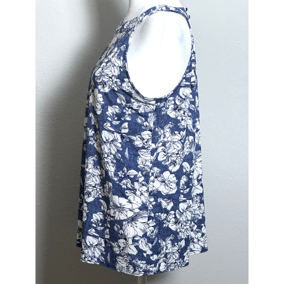 Fortune & Ivy Women’s Blue & White Stripe Tank Top‎ Size Small - Picture 13 of 16